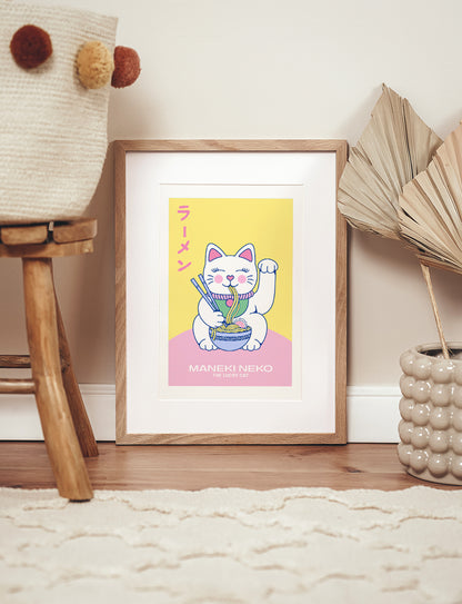 Affiche Maneki Neko Ramen