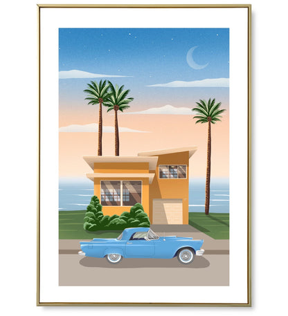 Affiche Yellow house