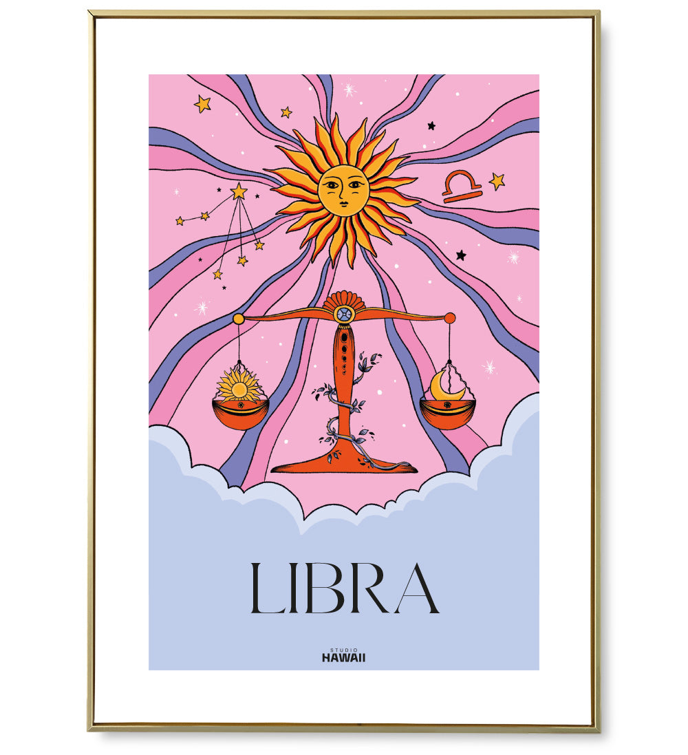 Affiche astro Libra
