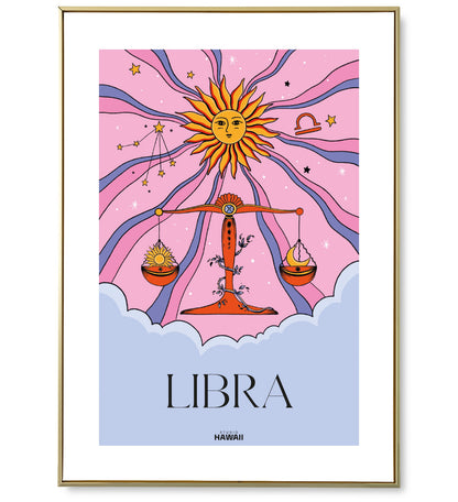 Affiche astro Libra