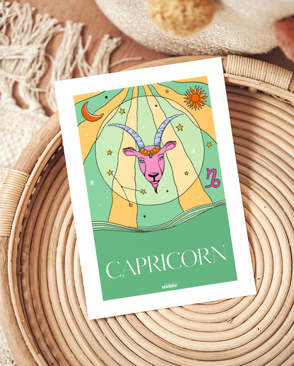 Affiche astro Capricorn