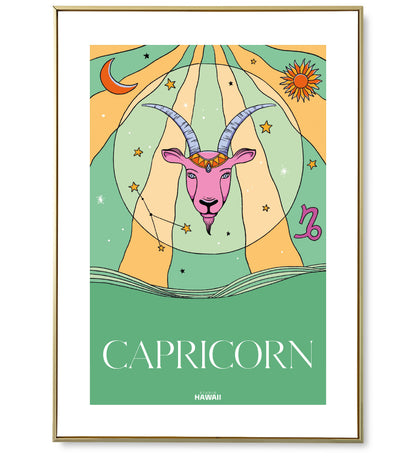 Affiche astro Capricorn