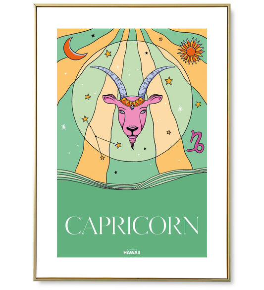 Affiche astro Capricorn