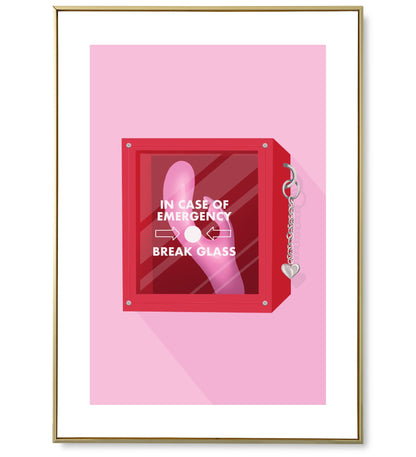 Affiche Emergency Rabbit vibromasseur