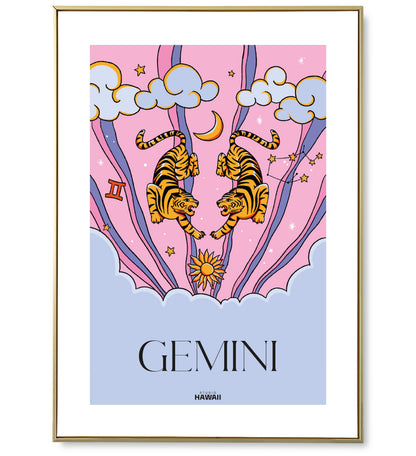 Affiche astro Gemini