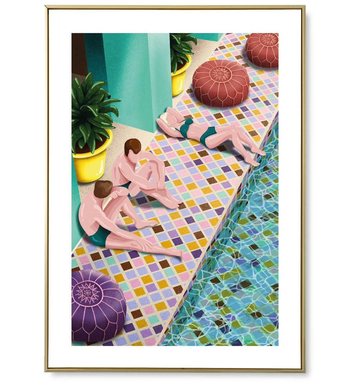 Affiche By the pool