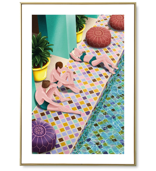 Affiche By the pool