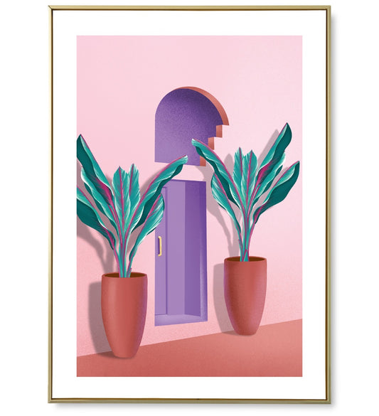 Affiche Purple door