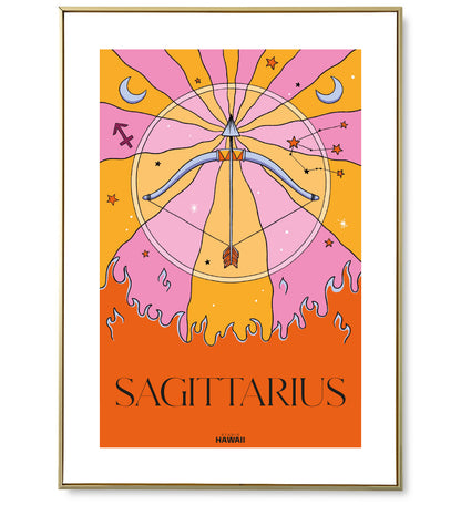 Affiche astro Sagittarius