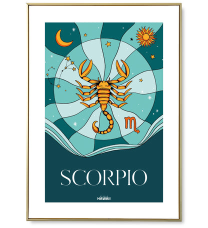 Affiche astro Scorpio