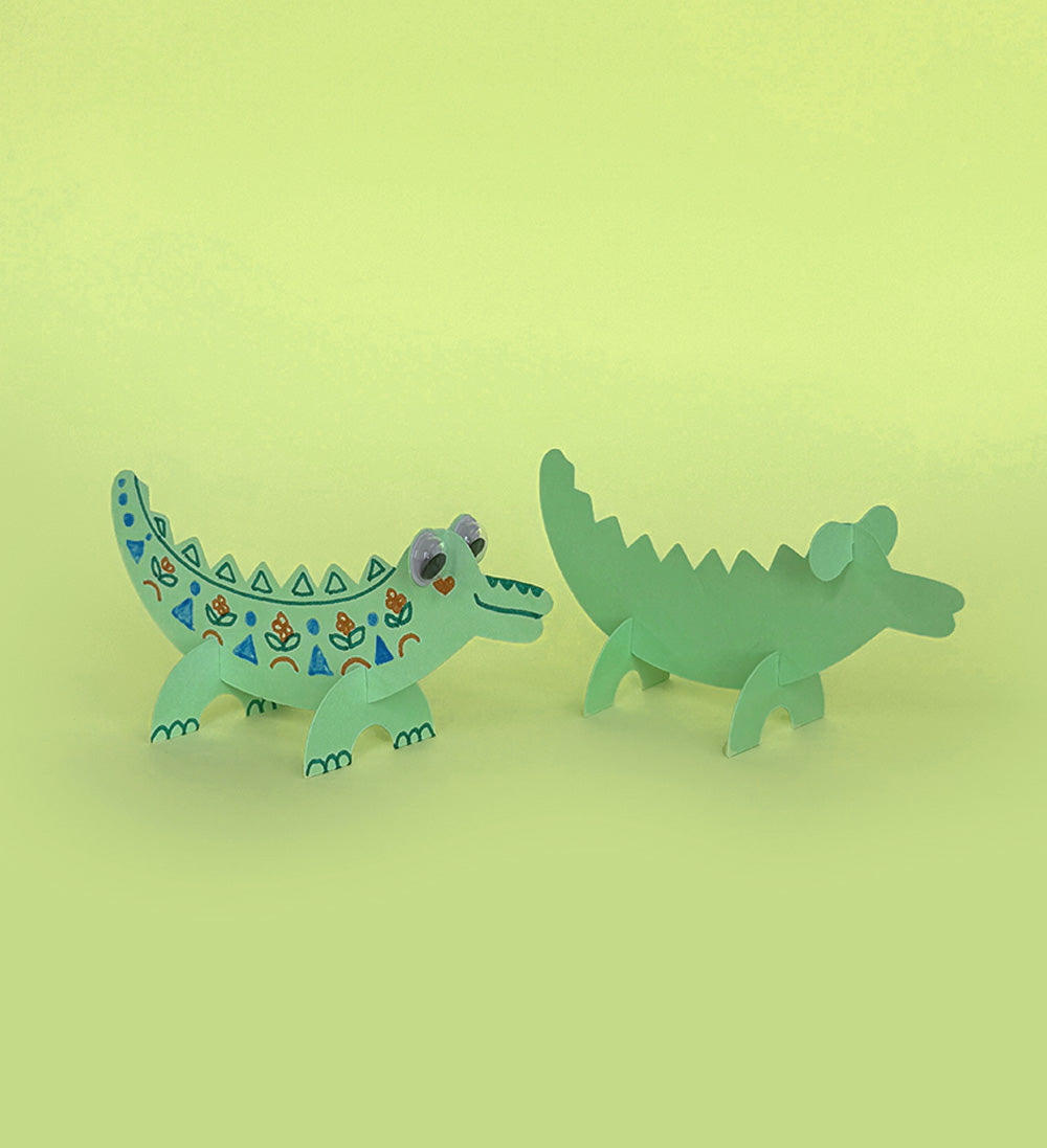 Bundle 6 formes de découpe - Âne, dromadaire, croco et plantes