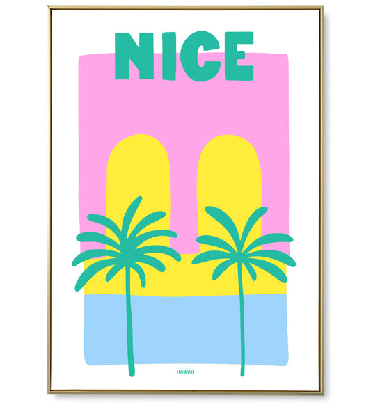 Affiche ville Nice