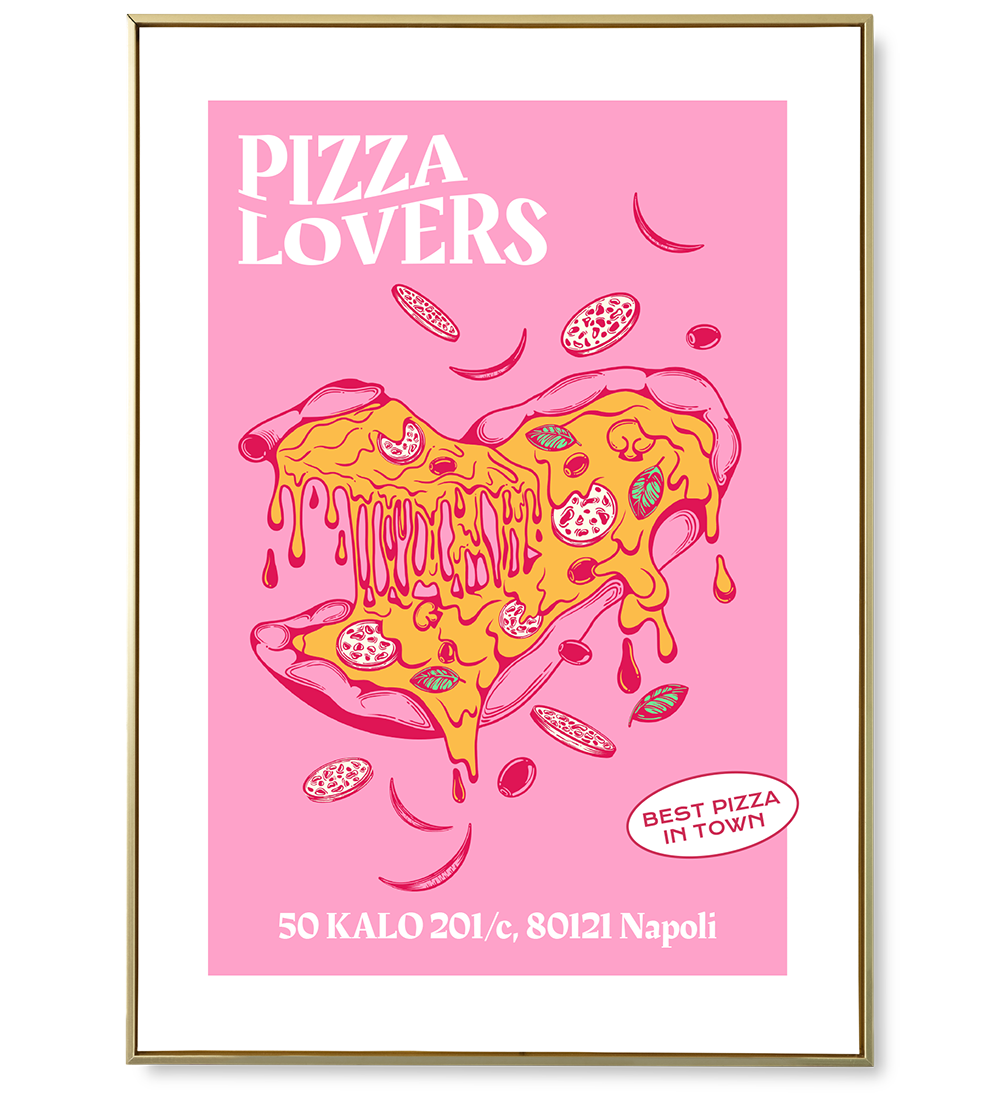 Affiche Pizza lovers