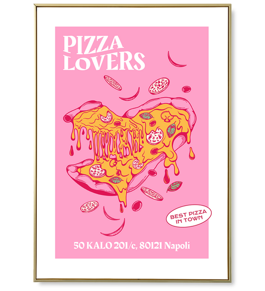 Affiche Pizza lovers