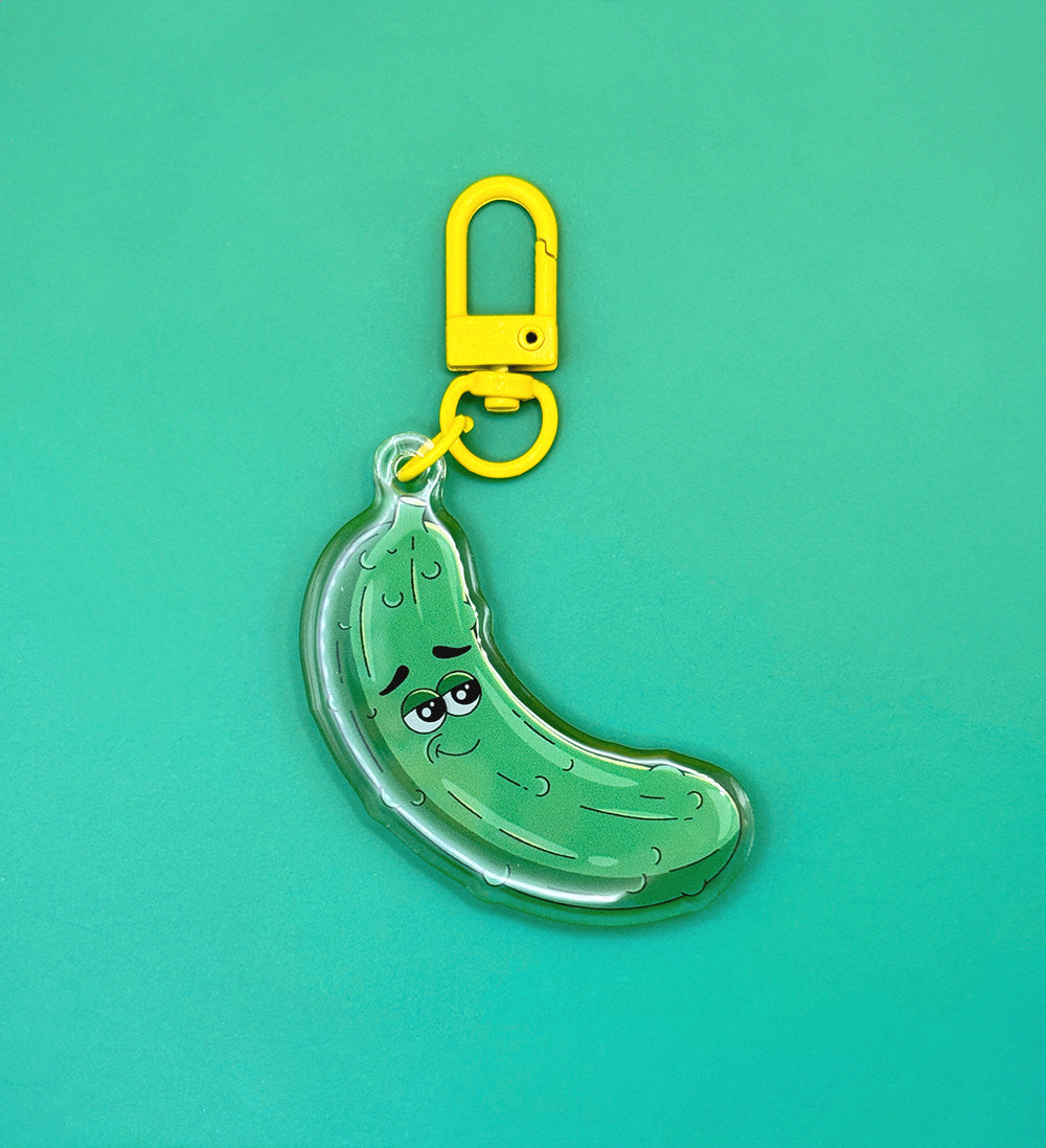 Porte-clés cornichon