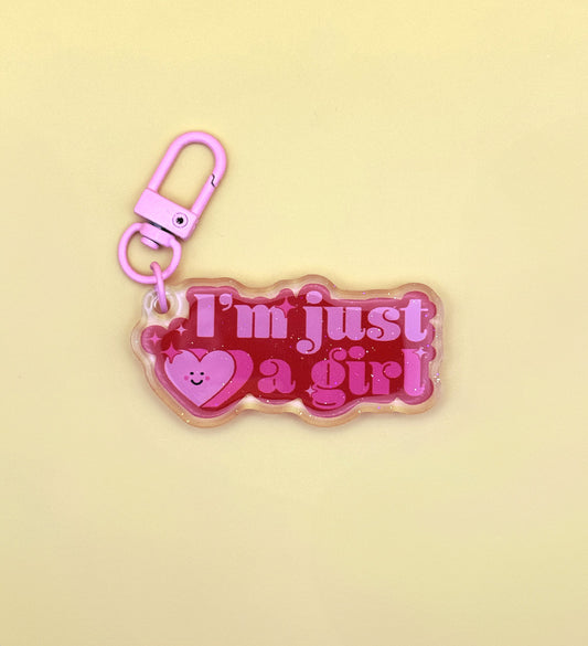 Porte-clés I'm just a girl