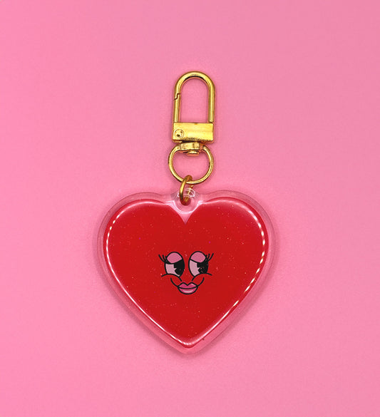 Porte-clés Coeur rouge