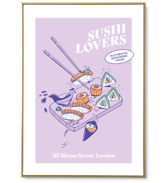Affiche Sushi lovers