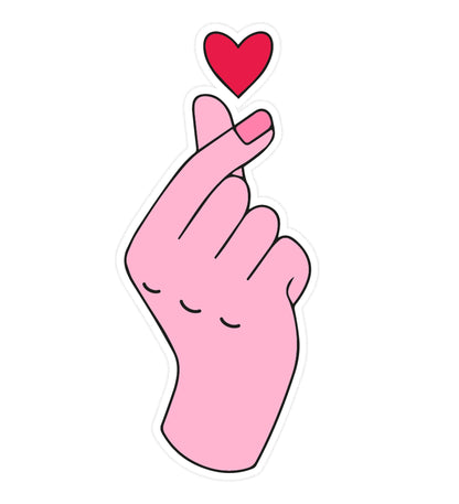 Sticker Korean love