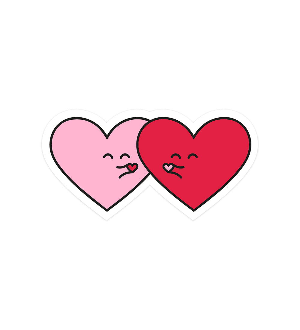 Sticker Bisou coeur