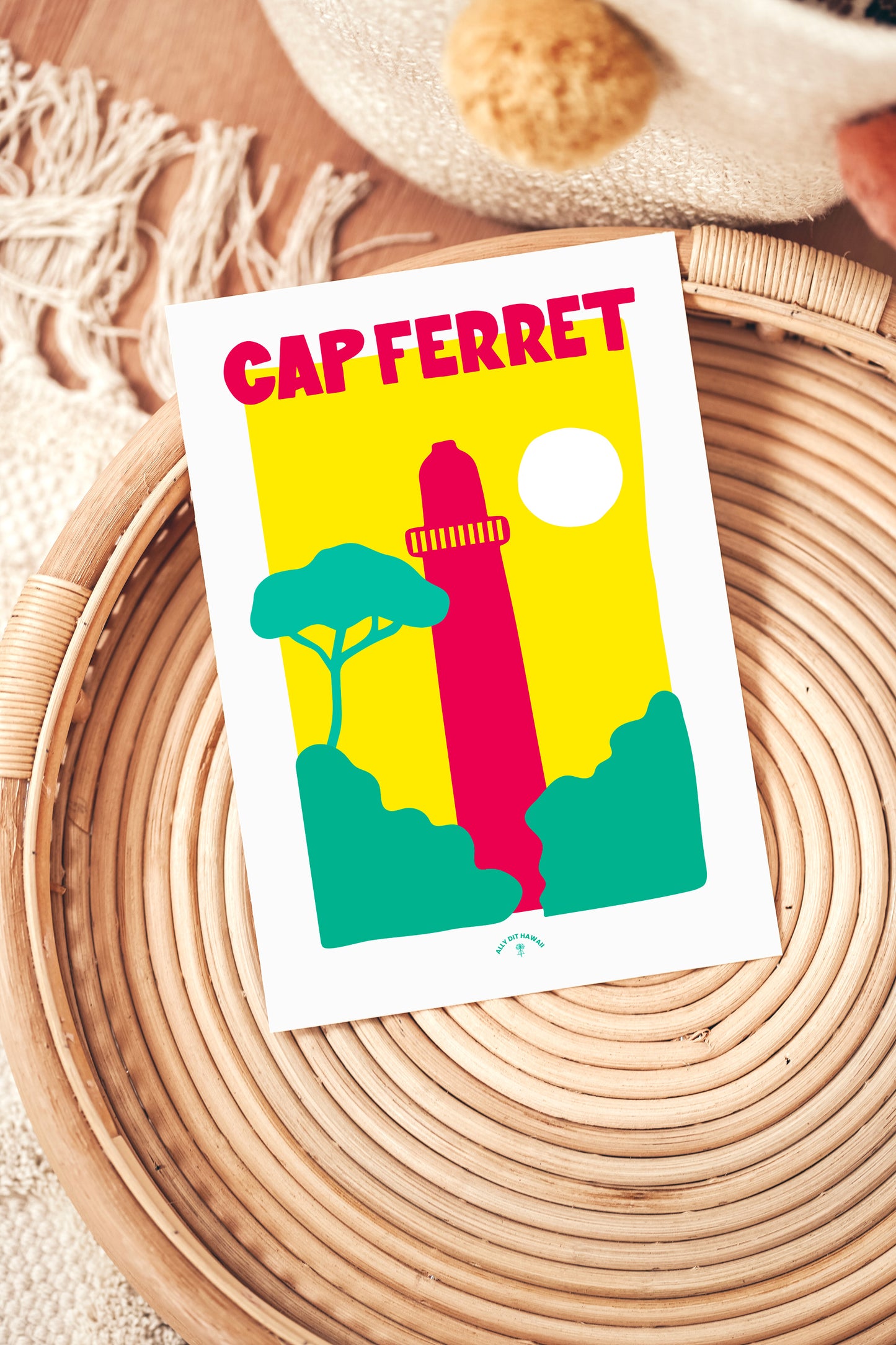 Affiche ville Cap Ferret