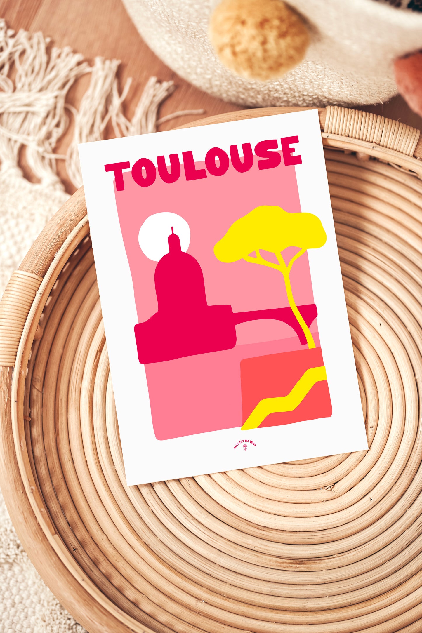 Affiche ville Toulouse