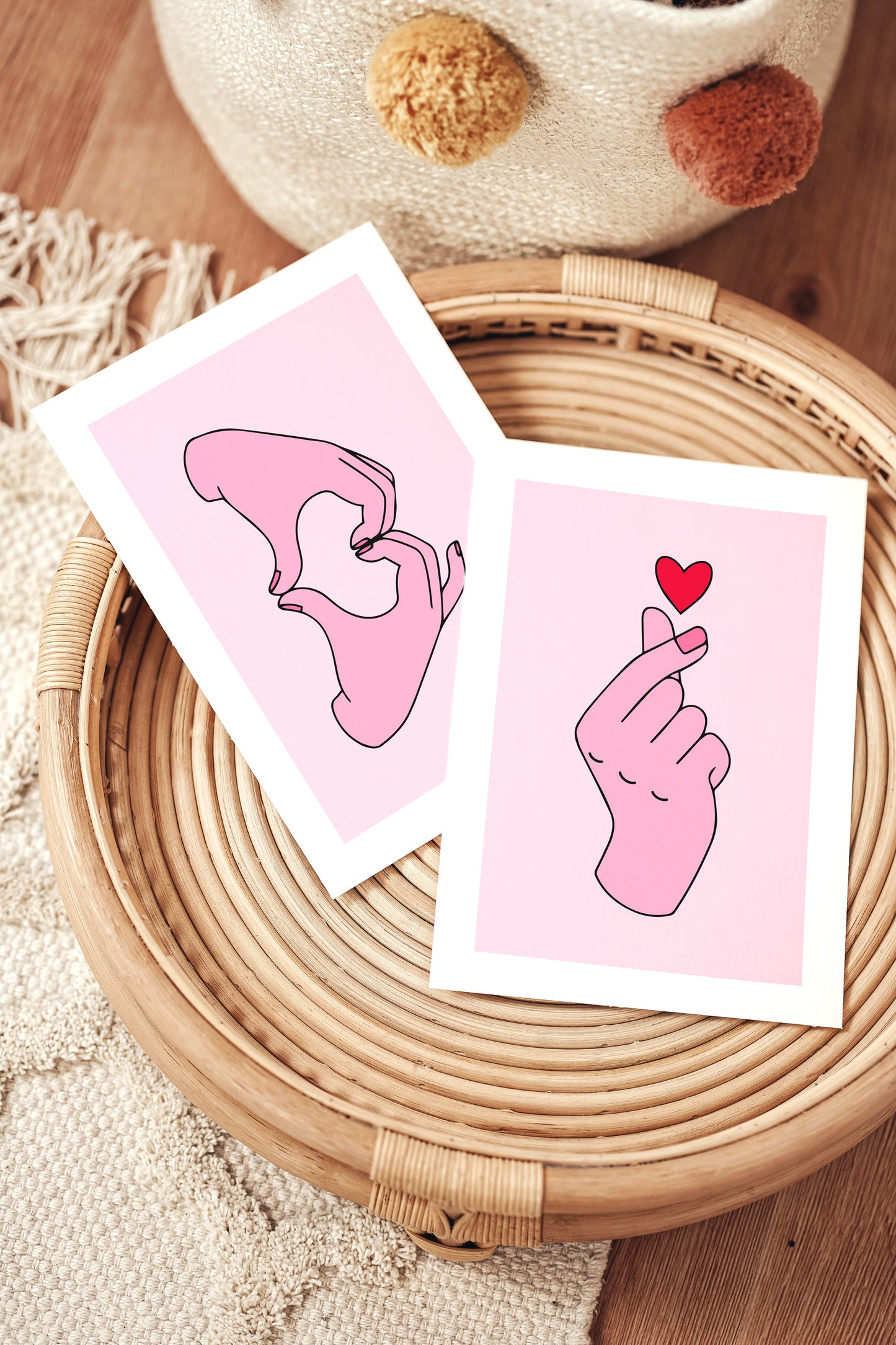 Affiche Coeur avec les mains