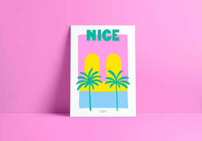 Affiche ville Nice