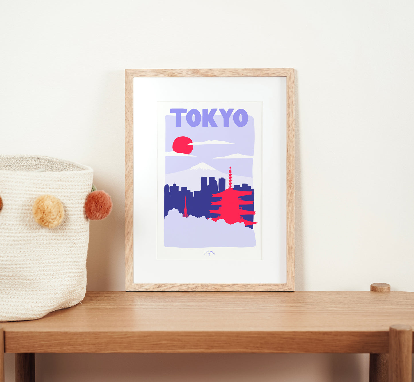 Affiche ville Tokyo