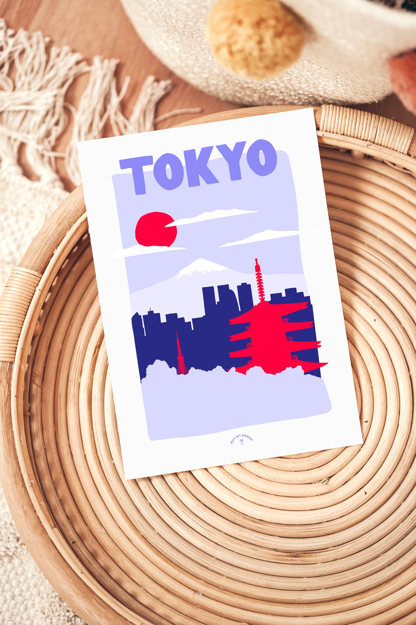 Affiche ville Tokyo