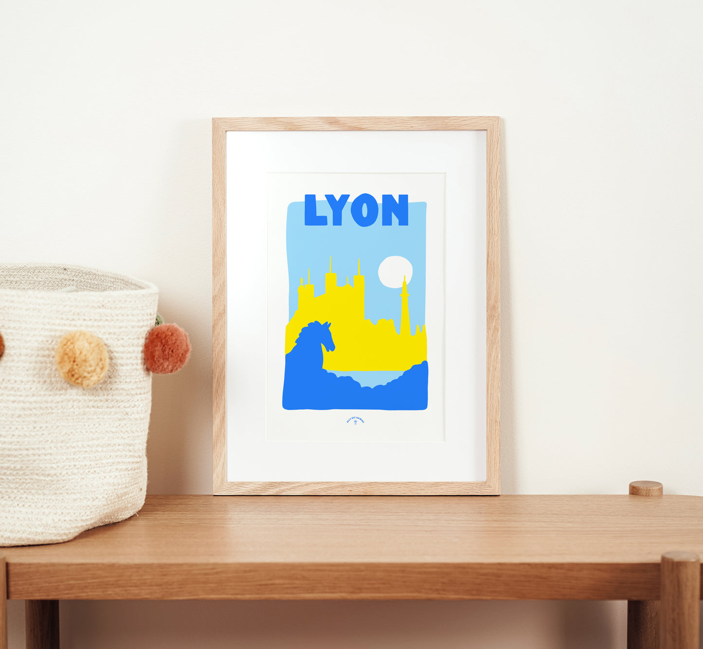 Affiche ville Lyon
