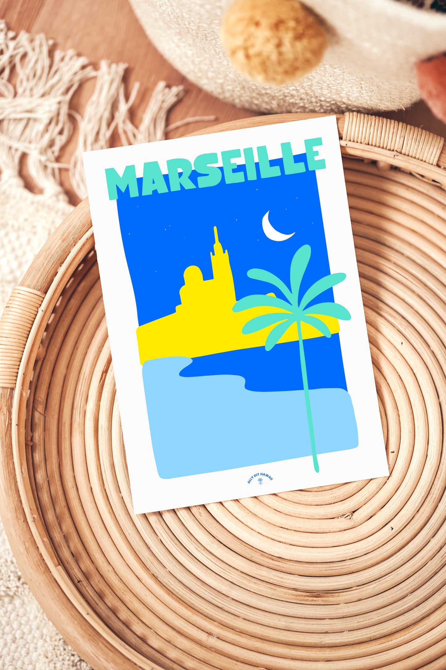 Affiche ville Marseille