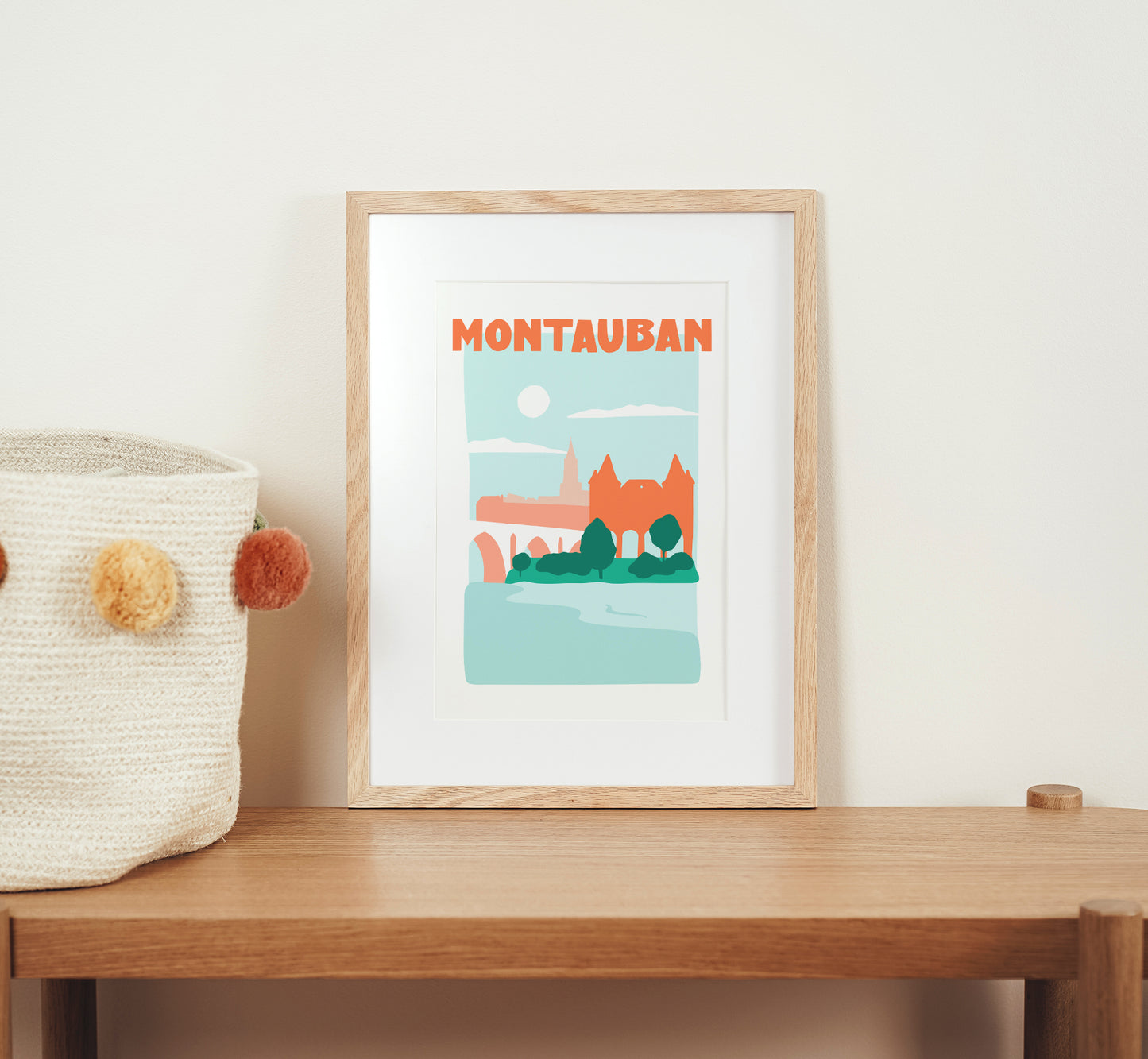 Affiche ville Montauban