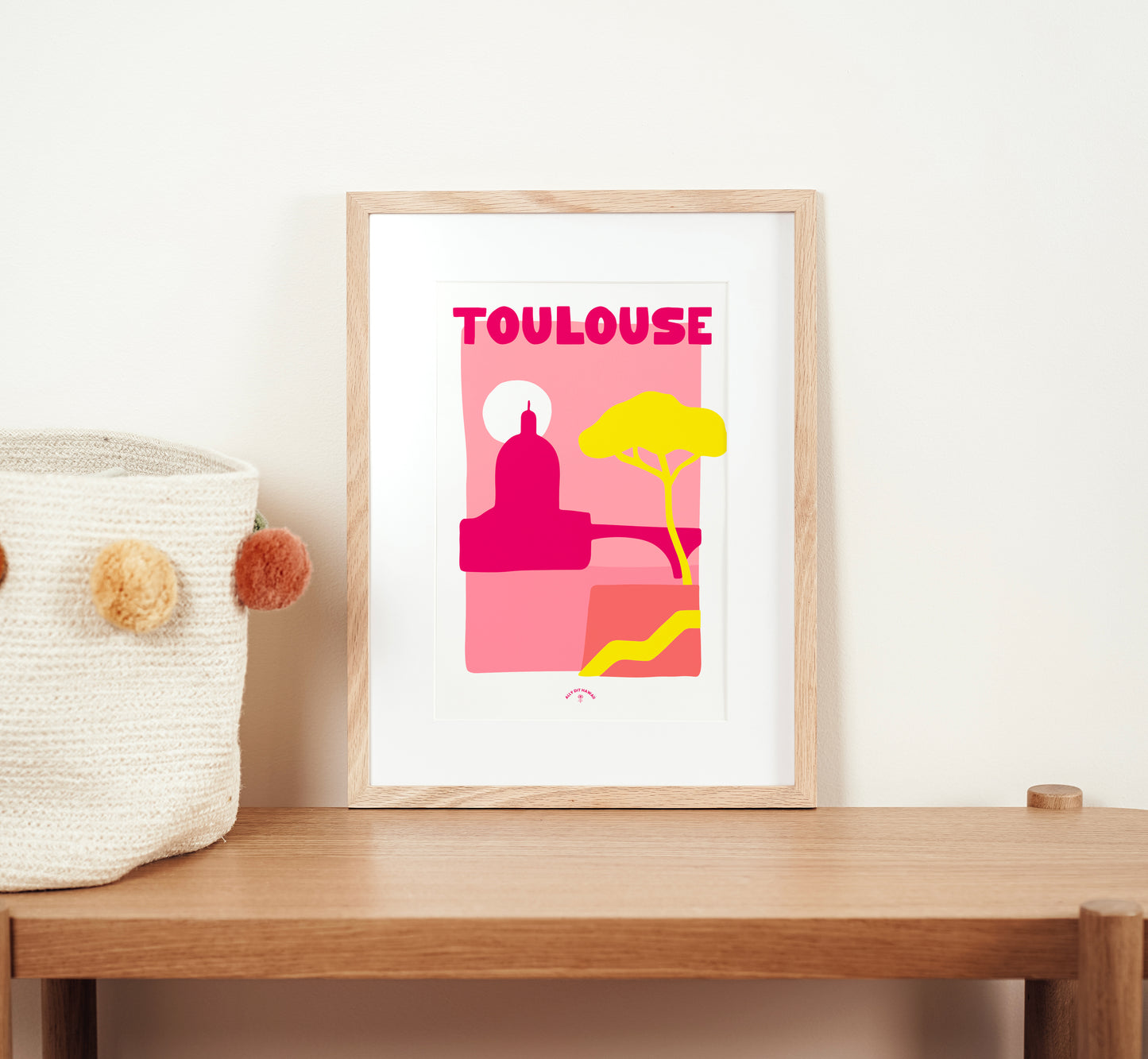 Affiche ville Toulouse